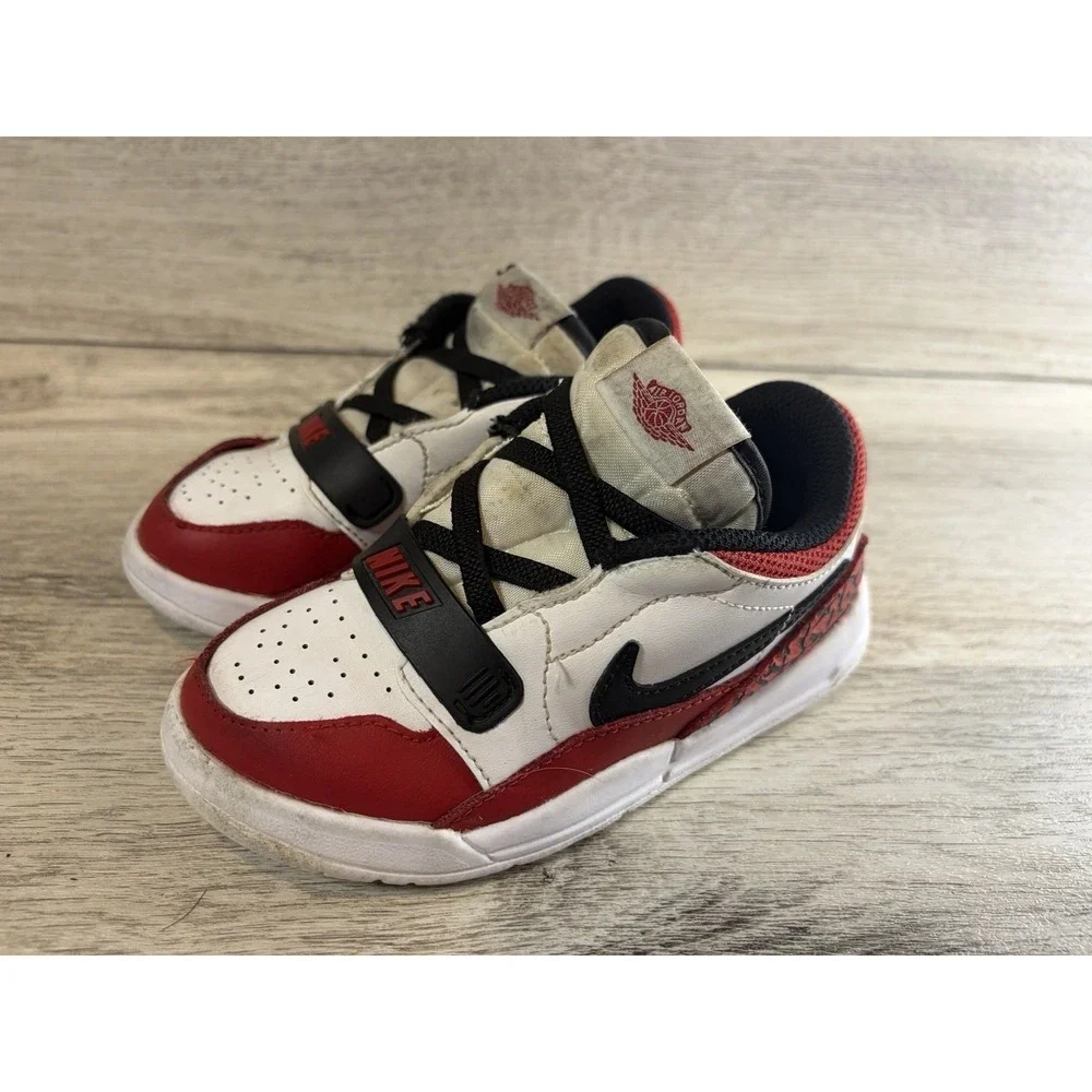 Nike Jordan Legacy 312 Low TD Chicago Red Sneakers Shoes CD9056-116 Size 9C